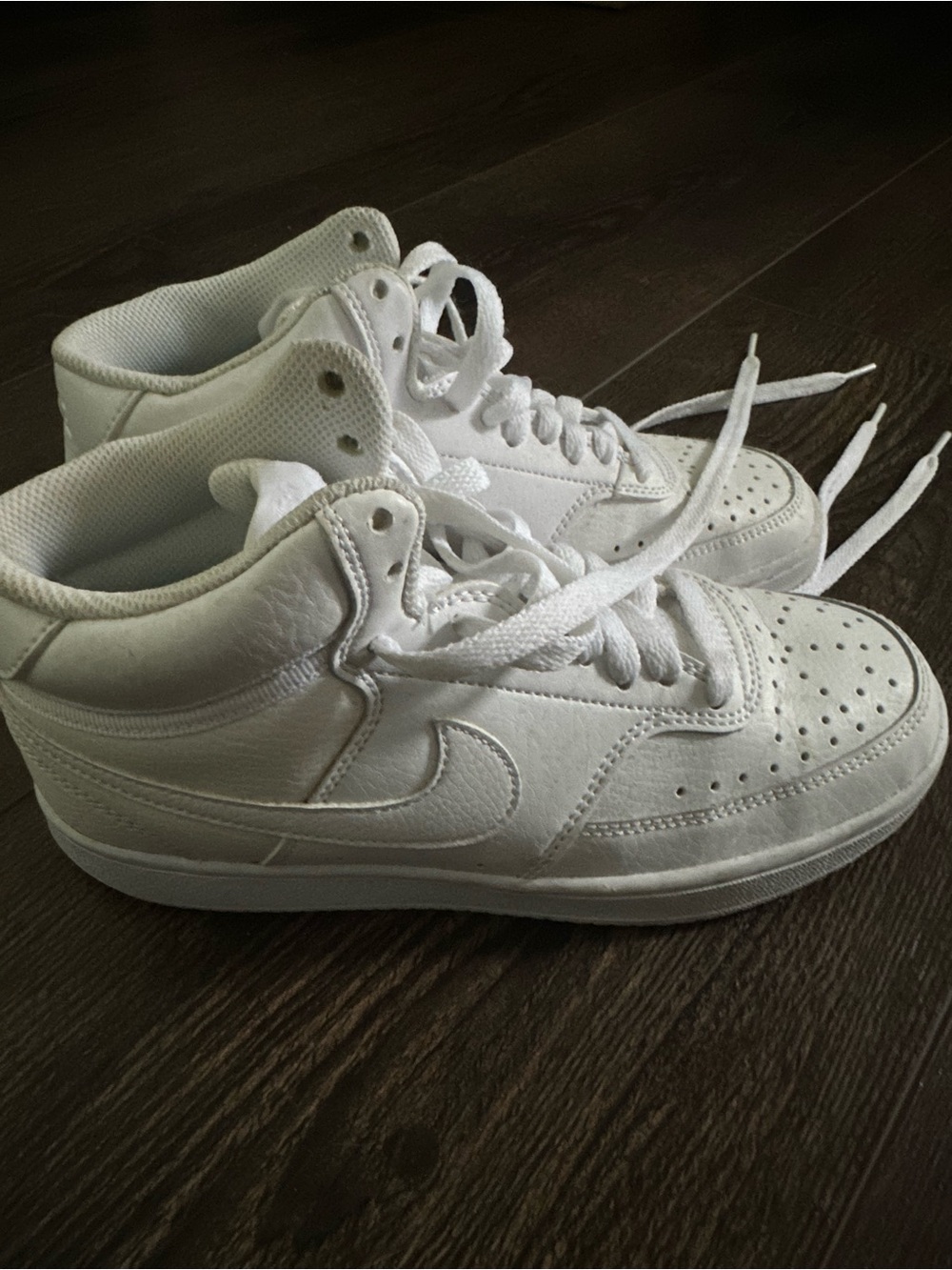 Nike White High-Top Sneakers
